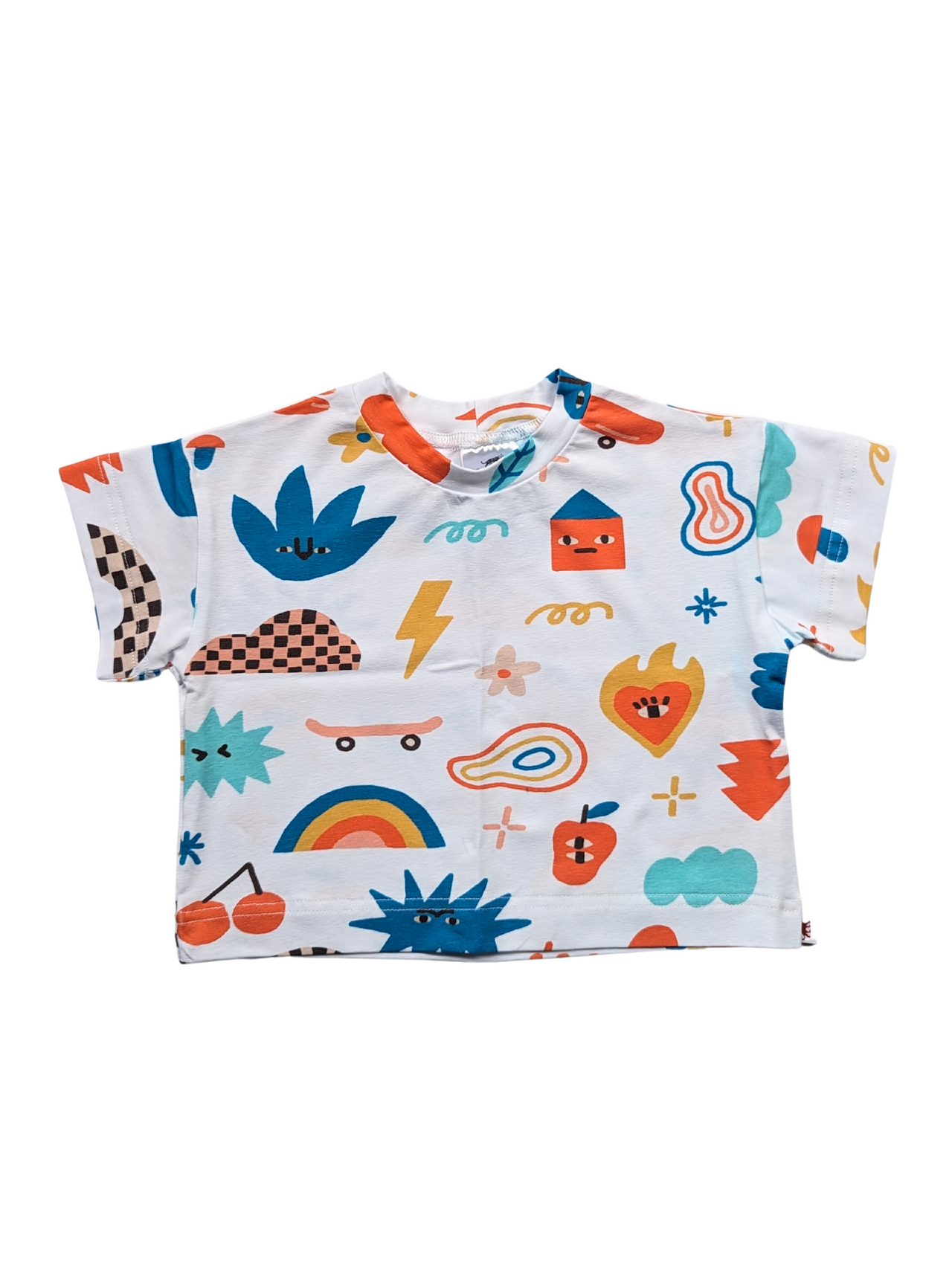 Colourful Characters - Short Sleeve Oversized Top