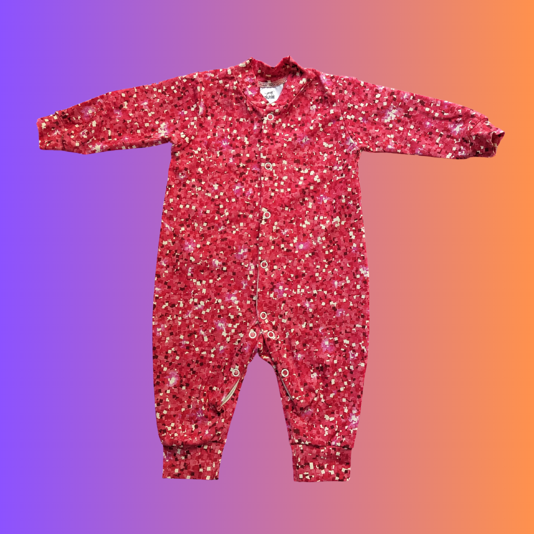 Pink Glitter - Sleepsuit