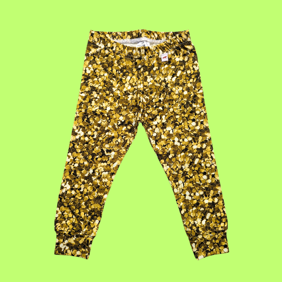 Gold Glitter - Leggings