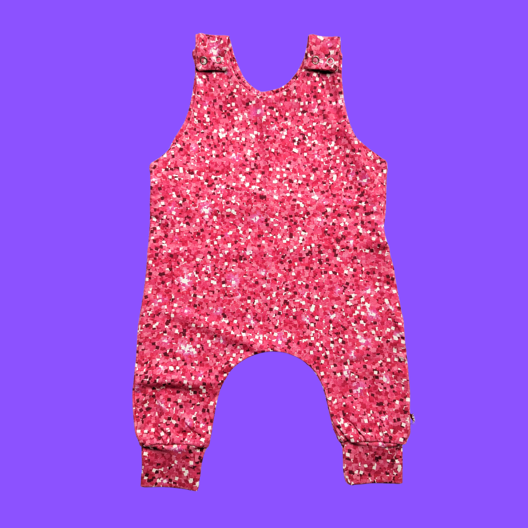 Pink Glitter - Romper