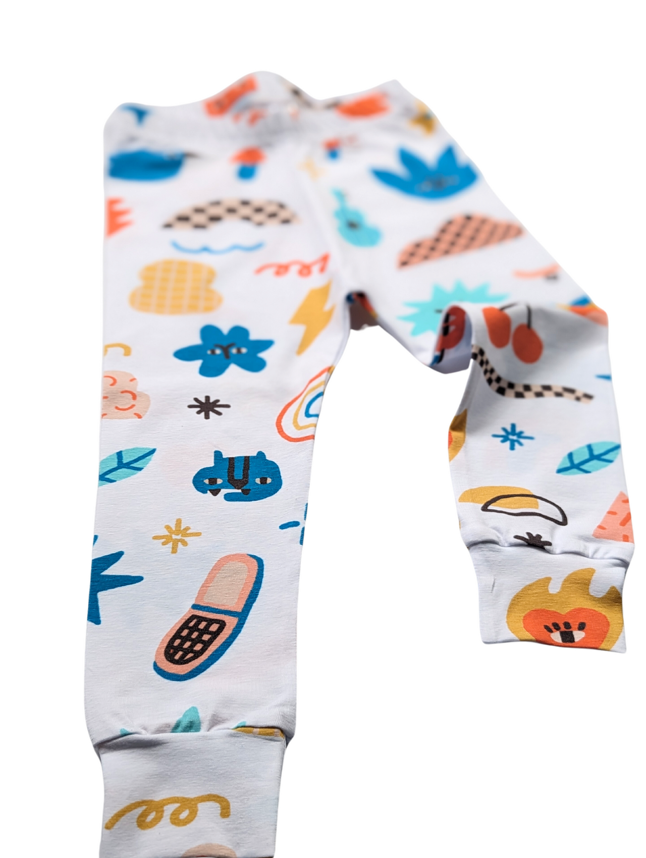 READY TO SHIP // Colourful Characters - Leggings 1-2y