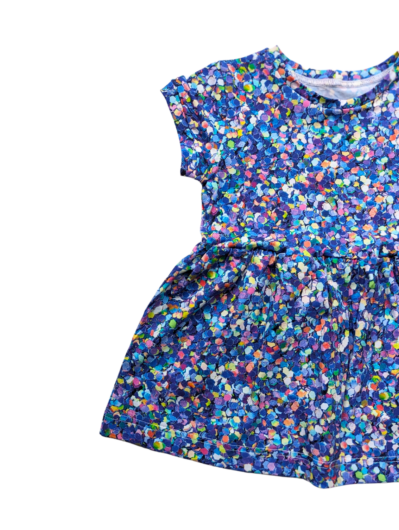 READY TO SHIP // Glitter - Organic Dress 2-3y