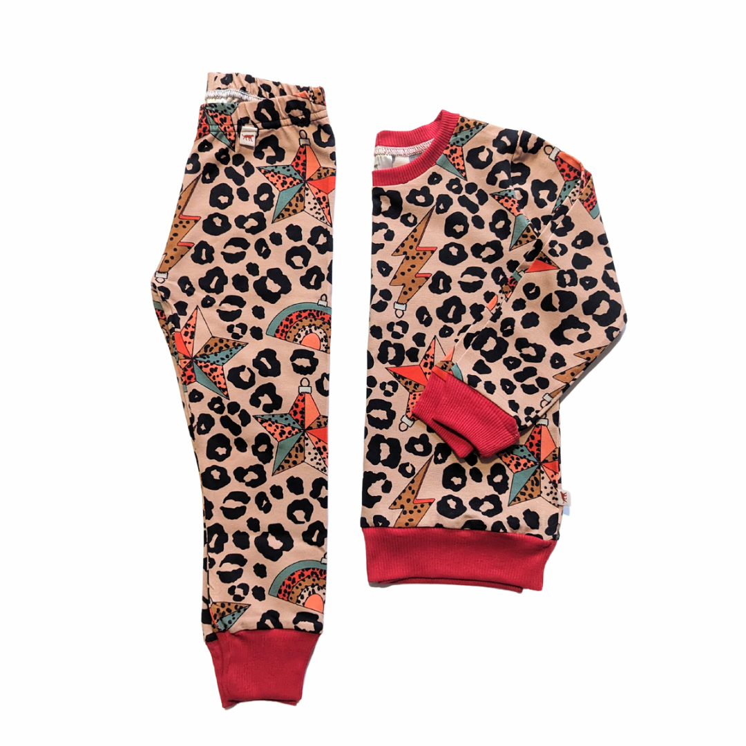 Christmas Leopard - Loungewear Set